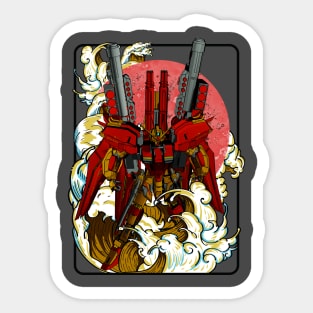 Red Armored Gundam Sticker